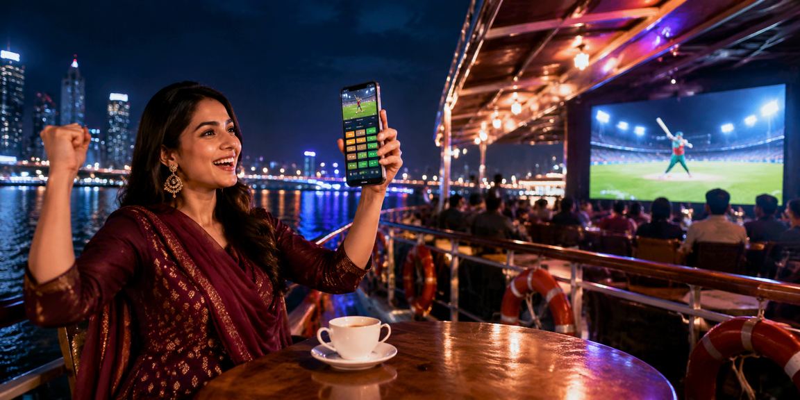 ঢাকায় ক্রিকেট বেটিং উপভোগ করছেন একজন বাংলাদেশি ব্যবহারকারী